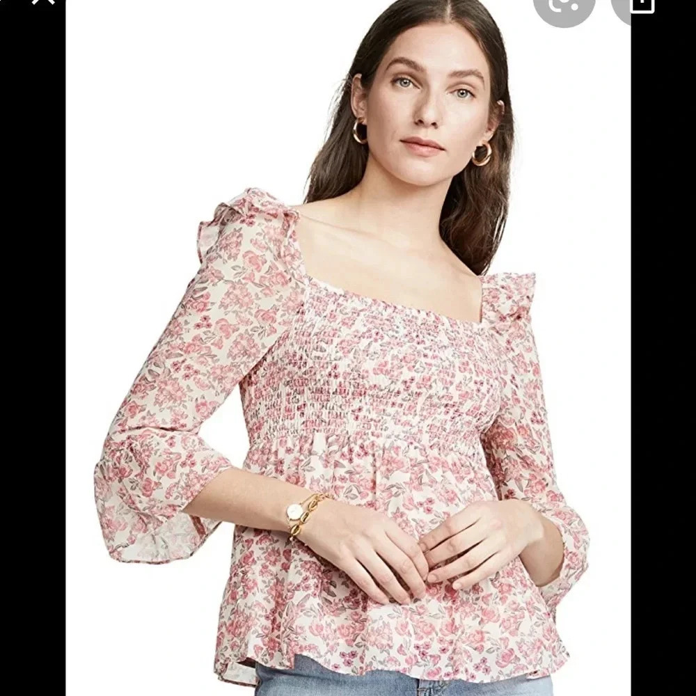 NWT BB DAKOTA PRECIOUS PETALS TOP